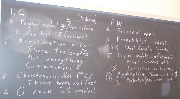 Topics suggested by Tibor, Petter, Vladik