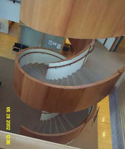 Fields' spiral staircase