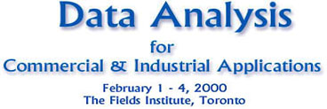 Data Analysis for Commercial and Industrial Applications